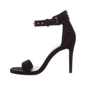 Rag & Bone Tamira Sandals High Heels Suede Black Size 41 / 11
